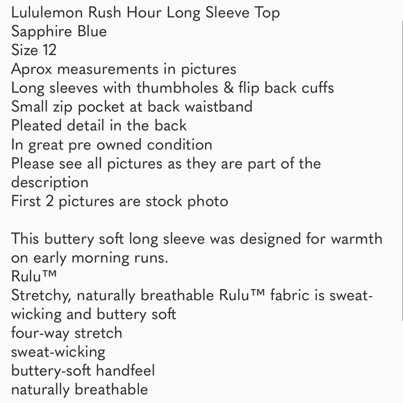 lululemon athletica Rush Hour Long Sleeve Top - Picture 13 of 13